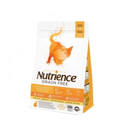 Nutrience 無殼物 - 火雞, 雞&鯡魚 全貓糧 5.5lb